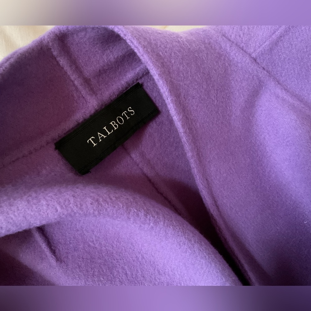 Talbots purple free fall Blazer, Medium - Picture 6 of 7